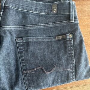 7 For All Mankind Men's Dark Blue Jeans (Austyn)